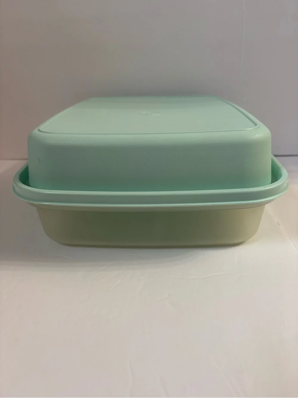 Tupperware Season-Serve Marinade Container Aqua Mint Light Blue